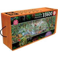 EDUCA 9216066 Tier- und Pflanzenwelt 33600 Teile Puzzle von EDUCA BORRAS