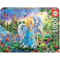 EDUCA 9217654 Prinzessin und Einhorn 1000 Teile Puzzle von EDUCA BORRAS