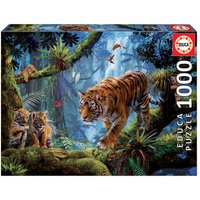 EDUCA 9217662 Tiger in den Bäumen 1000 Teile Puzzle EDUCA 9217662 Tiger in den Bäumen 1000 Teile Puzzle von EDUCA BORRAS