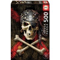 EDUCA 9217964 Pirate Skull 500 Teile von EDUCA BORRAS