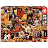 EDUCA 9217970 Bier Vintage Schilder 1000 Teile Puzzle von EDUCA BORRAS