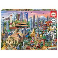 EDUCA 9217979 Wahrzeichen Asien 1500 Teile Puzzle EDUCA 9217979 Wahrzeichen Asien 1500 Teile Puzzle von EDUCA BORRAS