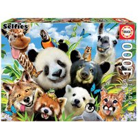EDUCA 9218117 Tierfreunde Selfie 1000 Teile Puzzle von EDUCA BORRAS