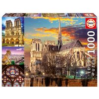 EDUCA 9218456 Notre Dame Collage 1000 Teile Puzzle EDUCA 9218456 Notre Dame Collage 1000 Teile Puzzle von EDUCA BORRAS