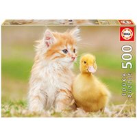 EDUCA 9218467 Niedliche Freunde 500 Teile Puzzle von EDUCA BORRAS