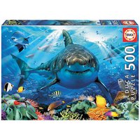 EDUCA 9218478 Weisser Hai 500 Teile Puzzle von EDUCA BORRAS
