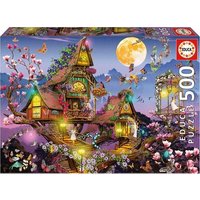 EDUCA 9219554 Puzzle 500 Teil Elfenhaus von EDUCA BORRAS