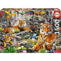 EDUCA 9219563 Puzzle 1500 Teile Tiger im Dschungel EDUCA 9219563 Puzzle 1500 Teile Tiger im Dschungel von EDUCA BORRAS