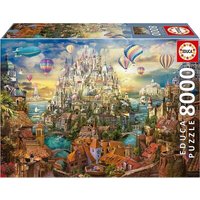 EDUCA 9219570 Puzzle 8000 Teile Stadt der Träume von EDUCA BORRAS