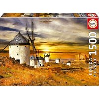 EDUCA 9219618 Puzzle 1500 Teile Windmühlen, Consuegra EDUCA 9219618 Puzzle 1500 Teile Windmühlen, Consuegra von EDUCA BORRAS