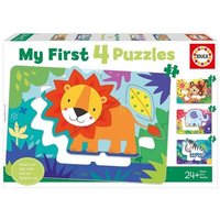 EDUCA 9218897 Kinderpuzzle 5, 6,7, 8 Teile Dschungeltiere - Meine ersten Puzzles von EDUCA
