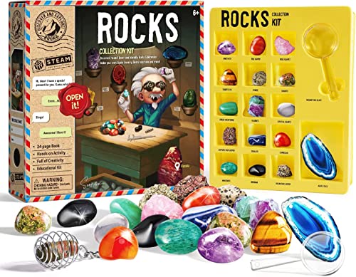 EDUMAN Mineralien Set 16 Stück Edelstein für Kinder, Mineraliensammler und Edelstein-Liebhaber, Perfekt Kindergeburtstag Mitgebsel Gastgeschenke Set Mädchen Jungen 6 8 12 Jahre EDUMAN Mineralien Set 16 Stück Edelstein für Kinder, Mineraliensammler und Edelstein-Liebhaber, Perfekt Kindergeburtstag Mitgebsel Gastgeschenke Set Mädchen Jungen 6 8 12 Jahre von EDUMAN