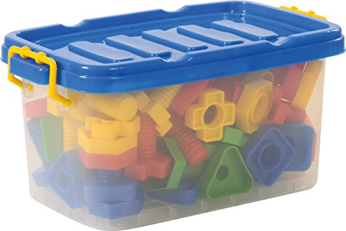 EDUPLAY 120458 Schraubenset, 64 Teile von EDUPLAY