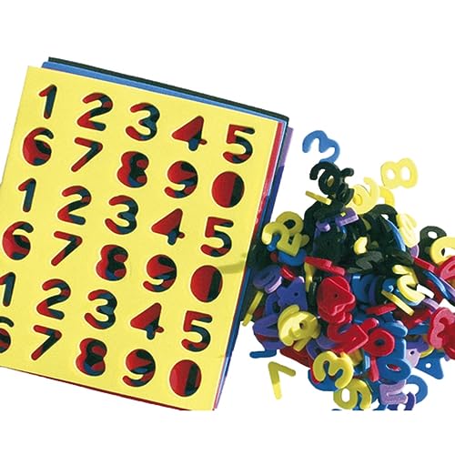 EDUPLAY 200-043 Moosgummi 'Zahlen', mehrfarbig, 150-teilig (1 Set) von EDUPLAY