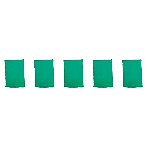EDUPLAY Bohnensäckchen, Farbe:grün, Größe:15x9cm (5 Stück) von EDUPLAY