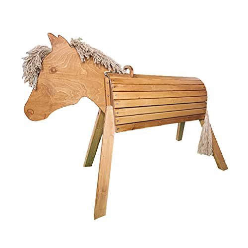 EDUPLAY Holzpferd 80 cm lasiert von EDUPLAY
