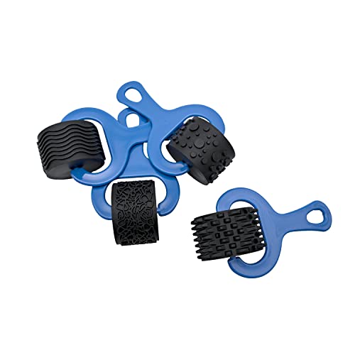 EDUPLAY Mal- und Knet-Strukturroller 4er Set Nr 1 von EDUPLAY