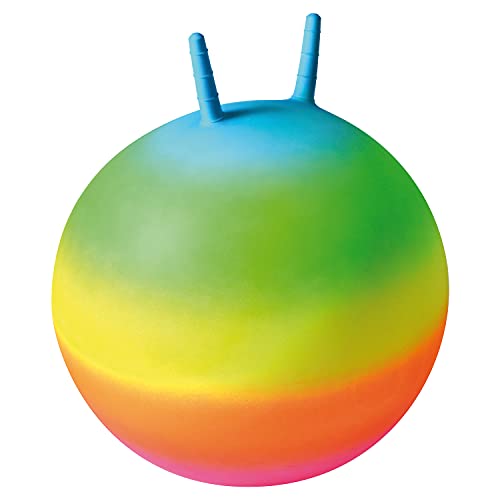 EDUPLAY Regenbogen-Hüpfball - Hüpfball - Kind - Indoor - Standardgröße - Griffen von EDUPLAY