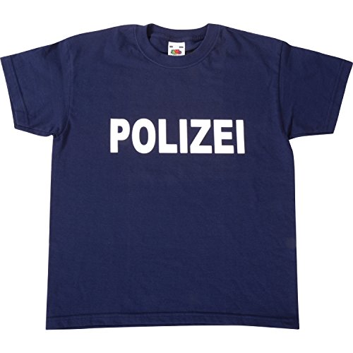 EDUPLAY T-Shirt Polizei dunkelblau, Gr. 152, Baumwolle von EDUPLAY