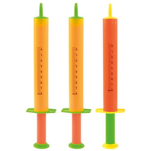 EDUPLAY 800534 Wasserspritze, Kunststoff, 34cm, bunt (Farbe zufällig, 3 Stück) EDUPLAY 800534 Wasserspritze, Kunststoff, 34cm, bunt (Farbe zufällig, 3 Stück) von EDUPLAY