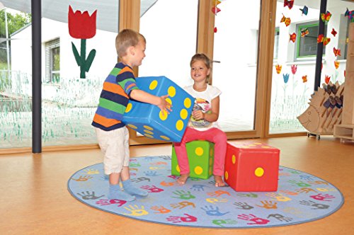 Eduplay 110241 Soft Würfel, Grün Eduplay 110241 Soft Würfel, Grün von EDUPLAY