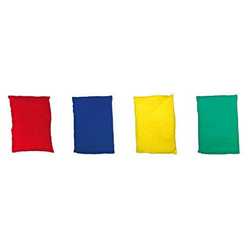 EDUPLAY 800639 Bohnensäckchen, 20 x 15 cm, 4 Farben, bunt (4er Pack) von EDUPLAY