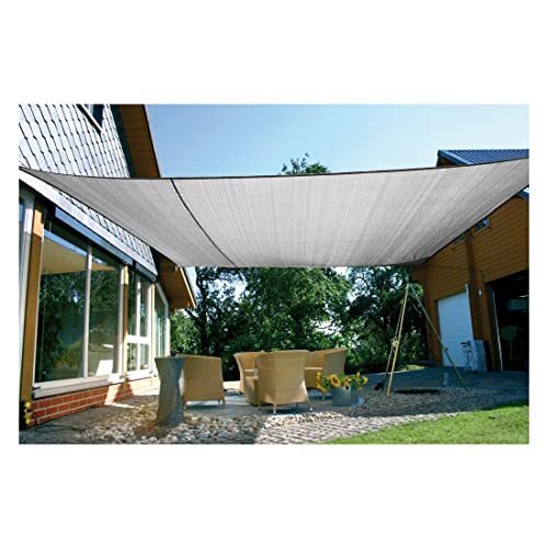 Eduplay Sonnenschutz Sonnensegel, 6x4m, Rechteck, grau von EDUPLAY