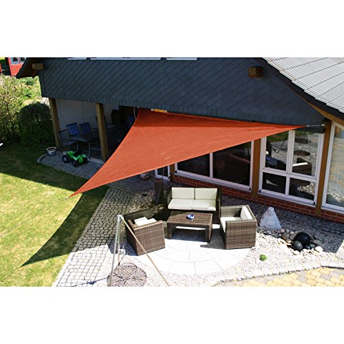 Eduplay Sonnensegel, 5x5x5m, Dreieck, rost Eduplay Sonnensegel, 5x5x5m, Dreieck, rost von EDUPLAY