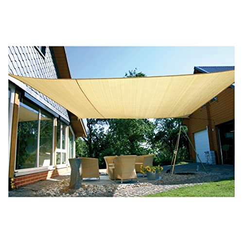 Eduplay Sonnensegel, 6x4m, Rechteck, beige von EDUPLAY