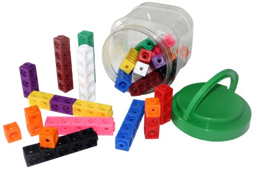 Eduplay Steckwürfel, 100 Stück in Dose von EDUPLAY