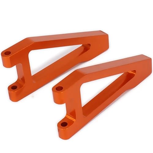 2 stücke Legierung Aluminium Front Upper Suspension Control a-Arms 513006 for Rc for Ho-BBY Modell Auto 1/10 FS Racing Truck Buggy 53810 RC Teil(Orange) von EEQANAO