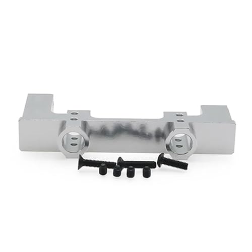 EEQANAO 1 Stück Alu-Frontstoßstangen-Montageplatte Querträger-Set for 1/10 Hpi for Ven-ture Fj Cruiser Crawler RC for Hobby-Modellautoteil(Silver) von EEQANAO