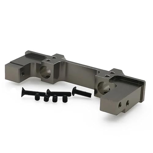 EEQANAO 1 Stück Alu-Frontstoßstangen-Montageplatte Querträger-Set for 1/10 Hpi for Ven-ture Fj Cruiser Crawler RC for Hobby-Modellautoteil(Titanium) von EEQANAO