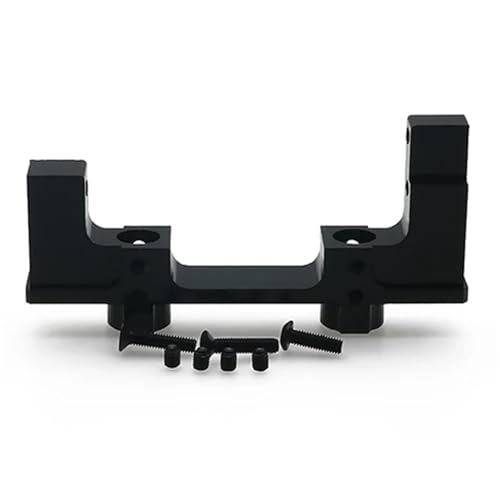 EEQANAO 1 Stück Alu-Frontstoßstangen-Montageplatte Querträger-Set for 1/10 Hpi for Ven-ture Fj Cruiser Crawler RC for Hobby-Modellautoteil(Zwart) von EEQANAO