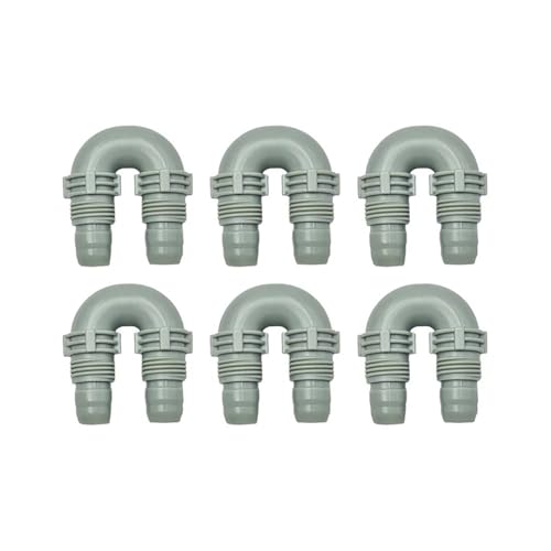EEQANAO 2/6/10PCS 180 Grad Winkelstecker for D-JI T50/T25 Landwirtschaftsdrohne Zubehör(6PCS) von EEQANAO