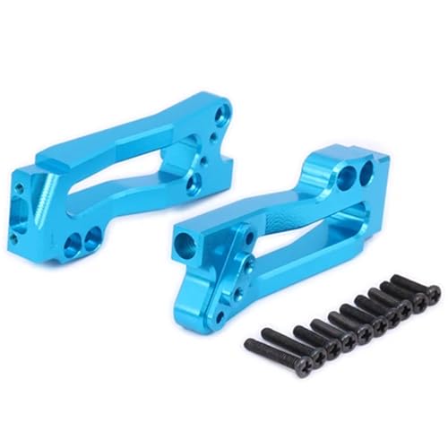 EEQANAO 2 STÜCKE Legierung Hinten Shock Tower for Rc for Ho-BBY for Modell Auto 1-12 for Wlt-oys 12428 12423 FY03(Blauw) von EEQANAO