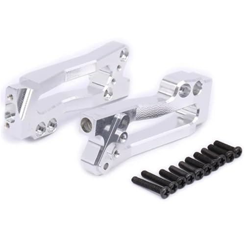 EEQANAO 2 STÜCKE Legierung Hinten Shock Tower for Rc for Ho-BBY for Modell Auto 1-12 for Wlt-oys 12428 12423 FY03(Silver) von EEQANAO