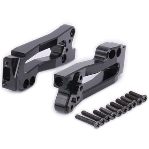 EEQANAO 2 STÜCKE Legierung Hinten Shock Tower for Rc for Ho-BBY for Modell Auto 1-12 for Wlt-oys 12428 12423 FY03(Zwart) von EEQANAO
