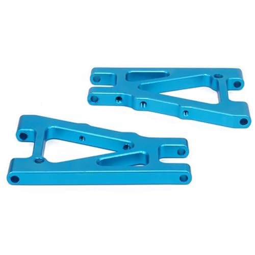 EEQANAO 2 STÜCKE Legierung Vorderer Unterer Querlenker for Rc for Ho-BBY Modell Auto 1/10 for Kyo-SHO for Opti-ma 4Wd Aufrechter Satz Arm Links Rechts for Ho-pup Teile OT004(Blauw) von EEQANAO