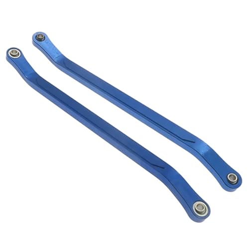 EEQANAO 2 Stück bearbeitete Legierungs-Hinterachse for Chassis-Links for RC for Ho-BBY-Modellauto 1-10 Vrx for Oct-ane for Ve-TTA for Kar-oo Ftx for Ou-tlaw Upgraded(Dark Blue) von EEQANAO