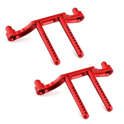 EEQANAO 2 Stücke Metall RC Auto Vordere und Hintere Karosseriepfostenhalterungen Schalensäule for HPI for Sav-Age 1/8 RC Auto Upgrade-Teile,Rot EEQANAO 2 Stücke Metall RC Auto Vordere und Hintere Karosseriepfostenhalterungen Schalensäule for HPI for Sav-Age 1/8 RC Auto Upgrade-Teile,Rot von EEQANAO
