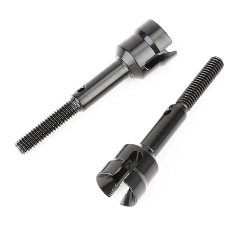 EEQANAO 2 Teile/Satz 40Cr Chrom Stahl vorne und hinten Rad achsen for Rc CEN 1/8 Rally Auto Upgrades Teile von EEQANAO