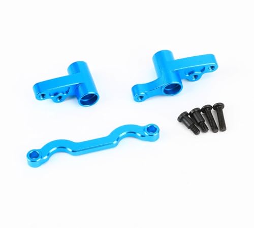 EEQANAO 2 Teile/Satz Legierung Lenkung komplette Set for Rc CEN 1/8 Rally Auto Upgrades Teile(Blauw) von EEQANAO