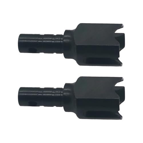 EEQANAO 2 stücke Stahl DIFF OUTDRIVE #ARA310981 for 1/7 for ARR-MA ARA106053 ARA8608V5 ARA7204 ARA7604V2 ARA8611V5 ARA106040 Upgrades Teile(Zwart) von EEQANAO