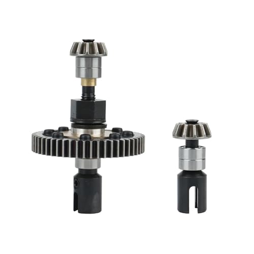 EEQANAO 2-teiliger vorderer und hinterer Antriebsradsatz aus Metall EA1056 EA1058 for JLB for Racing for Che-ETAH 11101 21101 J3 1/10 RC-Auto-Upgrade-Teile von EEQANAO