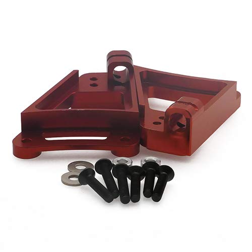 EEQANAO 2Pcs Alloy Front Shock Tower for RC 1/10 Hpi for Ven-ture Fj Cruiser Crawler Rc for Ho-BBY Modell Auto Teile(Rood) von EEQANAO