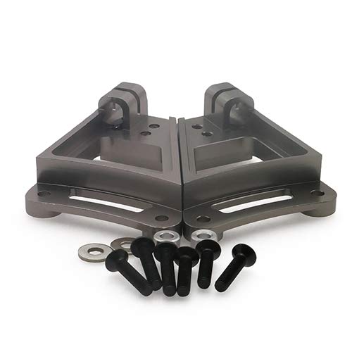 EEQANAO 2Pcs Alloy Front Shock Tower for RC 1/10 Hpi for Ven-ture Fj Cruiser Crawler Rc for Ho-BBY Modell Auto Teile(Titanium) von EEQANAO