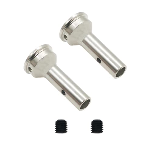 EEQANAO 2X #45 Stahl CVD-Achse, 8x33,5 mm for 1/7 for ARR-MA 6S for MOJ-AVE 1/8 for TYP-HON 6S Upgrades Teile(Silver) von EEQANAO