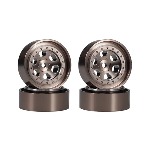 EEQANAO 4 Stücke 1,3 Zoll Metall Beadlock Felge Radnabe for TRX4M 1/18 RC Crawler Auto Upgrade Teile Zubehör,5 EEQANAO 4 Stücke 1,3 Zoll Metall Beadlock Felge Radnabe for TRX4M 1/18 RC Crawler Auto Upgrade Teile Zubehör,5 von EEQANAO