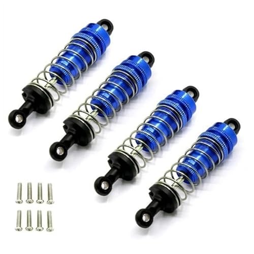 EEQANAO 4 Stücke Metall Stoßdämpfer Dämpfer for HBX 16889 16889A 16890 16890A SG1601 SG1602 1/16 RC Auto Upgrade Teile Zubehör,2 von EEQANAO